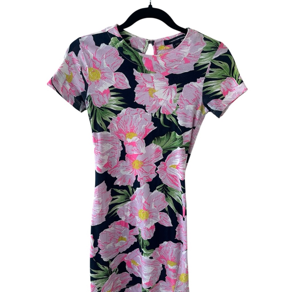 French Connection Pink Floral Dress Size 4